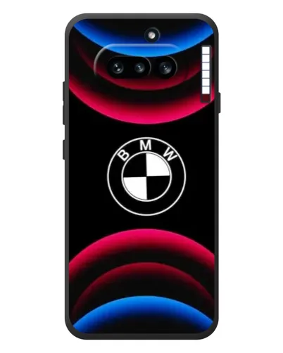 Чехол для Nothing Phone (4a) с картинкой «Логотип BMW и неоновые дуги» Чехол для Nothing Phone (4a) с картинкой «Логотип BMW и неоновые дуги»