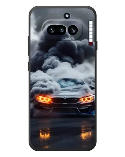 Чехол для Nothing Phone (4a) с картинкой «BMW в дыму» Чехол для Nothing Phone (4a) с картинкой «BMW в дыму»
