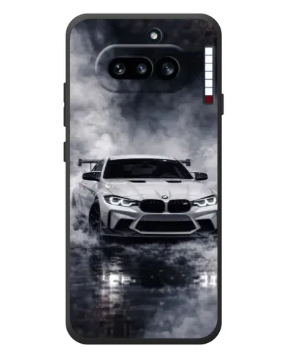 Чехол для Nothing Phone (4a) с картинкой «BMW сквозь туман» Чехол для Nothing Phone (4a) с картинкой «BMW сквозь туман»