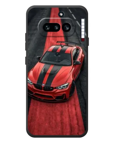 Чехол для Nothing Phone (4a) с картинкой «BMW на красной дорожке» Чехол для Nothing Phone (4a) с картинкой «BMW на красной дорожке»