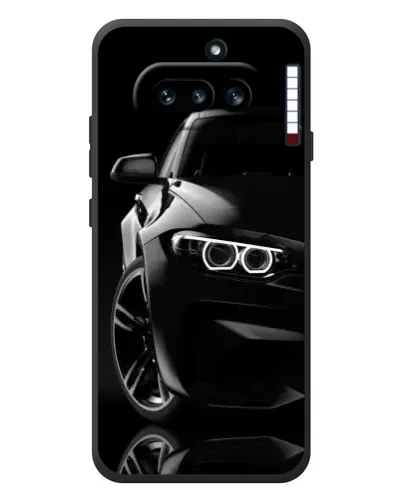 Чехол для Nothing Phone (4a) с картинкой «Черная BMW — профиль» Чехол для Nothing Phone (4a) с картинкой «Черная BMW — профиль»