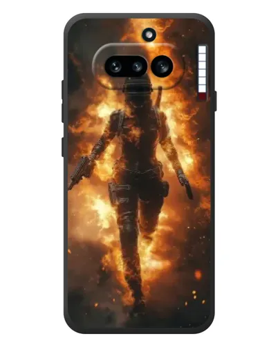 Чехол для Nothing Phone (4a) с картинкой «BMW — скорость в дожде» Чехол для Nothing Phone (4a) с картинкой «BMW — скорость в дожде»