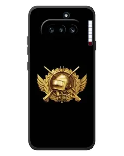 Чехол для Nothing Phone (4a) с картинкой «PUBG — оранжевый градиент» Чехол для Nothing Phone (4a) с картинкой «PUBG — оранжевый градиент»