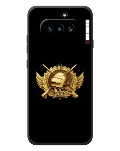 Чехол для Nothing Phone (4a) с картинкой «PUBG — оранжевый градиент» Чехол для Nothing Phone (4a) с картинкой «PUBG — оранжевый градиент»