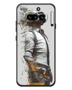 Чехол для Nothing Phone (4a) с картинкой «PUBG — боец в пыли»