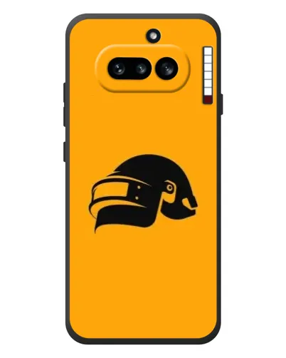 Чехол для Nothing Phone (4a) с картинкой «PUBG — золотой шлем» Чехол для Nothing Phone (4a) с картинкой «PUBG — золотой шлем»