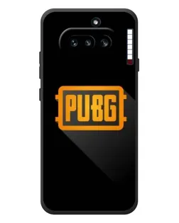 Чехол для Nothing Phone (4a) с картинкой «PUBG — рамка лого»