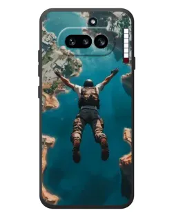 Чехол для Nothing Phone (4a) с картинкой «PUBG — свободное падение»