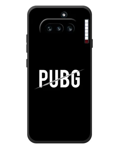 Чехол для Nothing Phone (4a) с картинкой «PUBG — белый логотип» Чехол для Nothing Phone (4a) с картинкой «PUBG — белый логотип»