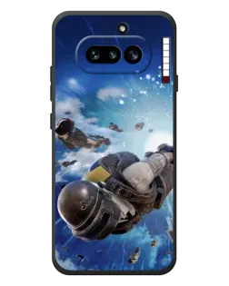 Чехол для Nothing Phone (4a) с картинкой «Десант PUBG — прыжок»