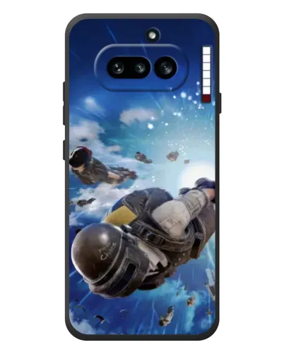 Чехол для Nothing Phone (4a) с картинкой «Десант PUBG — прыжок» Чехол для Nothing Phone (4a) с картинкой «Десант PUBG — прыжок»