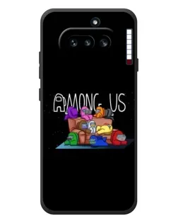 Чехол для Nothing Phone (4a) с картинкой «Логотип Among Us» Чехол для Nothing Phone (4a) с картинкой «Логотип Among Us»