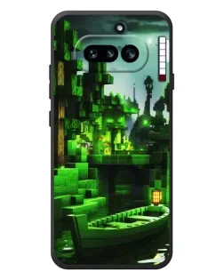Чехол для Nothing Phone (4a) с картинкой «Minecraft лесной пейзаж» Чехол для Nothing Phone (4a) с картинкой «Minecraft лесной пейзаж»
