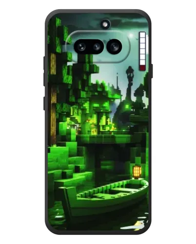 Чехол для Nothing Phone (4a) с картинкой «Minecraft лесной пейзаж» Чехол для Nothing Phone (4a) с картинкой «Minecraft лесной пейзаж»