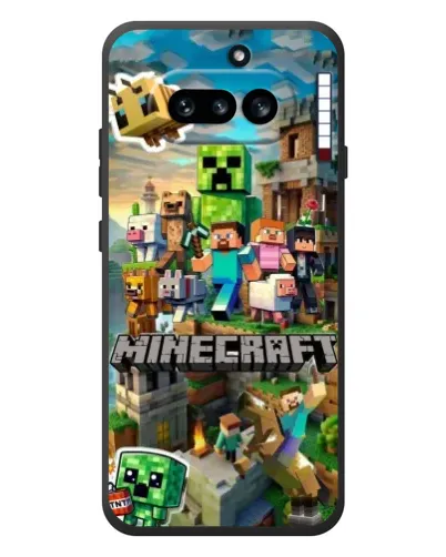 Чехол для Nothing Phone (4a) с картинкой «Замок Minecraft» Чехол для Nothing Phone (4a) с картинкой «Замок Minecraft»