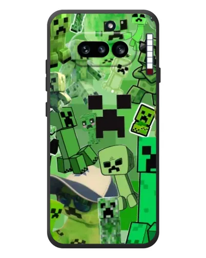 Чехол для Nothing Phone (4a) с картинкой «Криперы Minecraft» Чехол для Nothing Phone (4a) с картинкой «Криперы Minecraft»