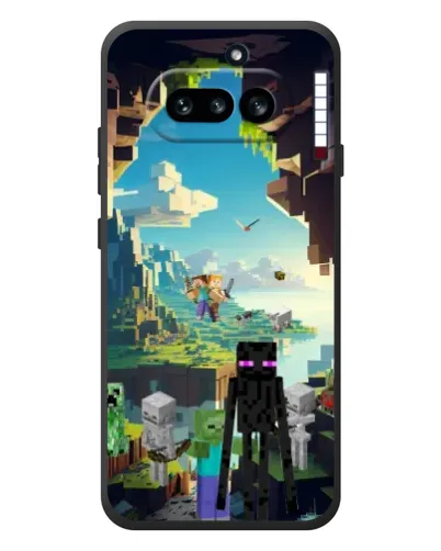 Чехол для Nothing Phone (4a) с картинкой «Эндермен в лесу» Чехол для Nothing Phone (4a) с картинкой «Эндермен в лесу»