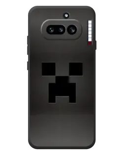 Чехол для Nothing Phone (4a) с картинкой «Черный крипер градиент»