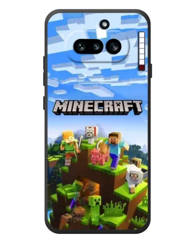 Чехол для Nothing Phone (4a) с картинкой «Minecraft классический мир» Чехол для Nothing Phone (4a) с картинкой «Minecraft классический мир»