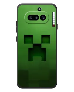 Чехол для Nothing Phone (4a) с картинкой «Крипер микро-дизайн»