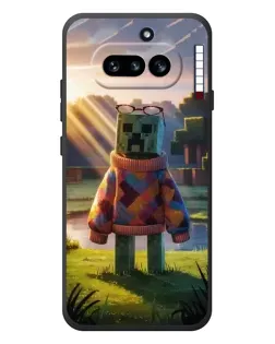 Чехол для Nothing Phone (4a) с картинкой «Крипер в свитере»