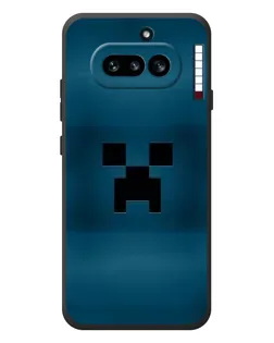 Чехол для Nothing Phone (4a) с картинкой «Крипер текстура»