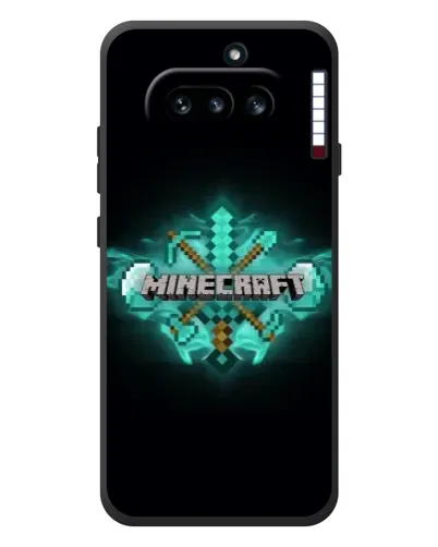 Чехол для Nothing Phone (4a) с картинкой «Minecraft Diamond лого» Чехол для Nothing Phone (4a) с картинкой «Minecraft Diamond лого»