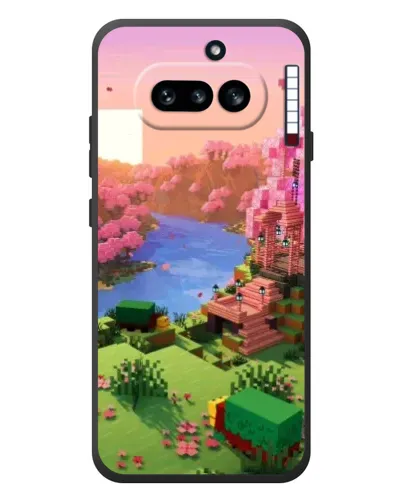 Чехол для Nothing Phone (4a) с картинкой «Розовое дерево Minecraft» Чехол для Nothing Phone (4a) с картинкой «Розовое дерево Minecraft»
