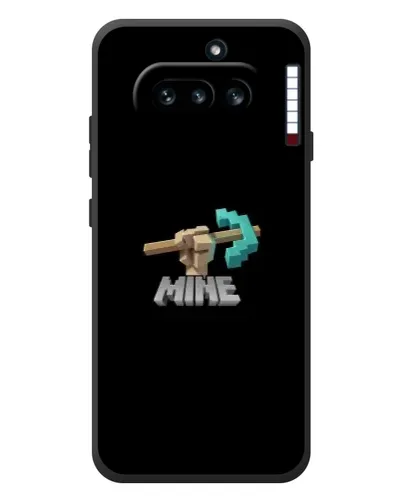 Чехол для Nothing Phone (4a) с картинкой «Алмазная кирка» Чехол для Nothing Phone (4a) с картинкой «Алмазная кирка»