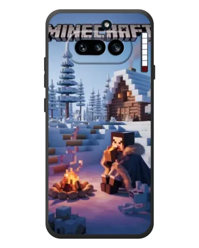 Чехол для Nothing Phone (4a) с картинкой «Зимний Minecraft» Чехол для Nothing Phone (4a) с картинкой «Зимний Minecraft»