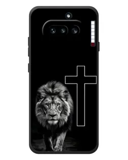 Чохол для Nothing Phone (4a) з картинкою «Лев та Хрест» Чохол для Nothing Phone (4a) з картинкою «Лев та Хрест»