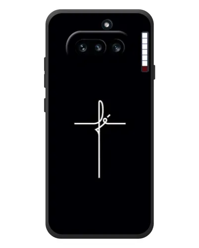 Чехол для Nothing Phone (4a) с картинкой «Тонкий крест» Чехол для Nothing Phone (4a) с картинкой «Тонкий крест»