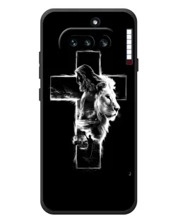 Чехол для Nothing Phone (4a) с картинкой «Сияющий крест Jesus»