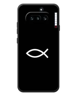 Чехол для Nothing Phone (4a) с картинкой «Символ рыбы Jesus»