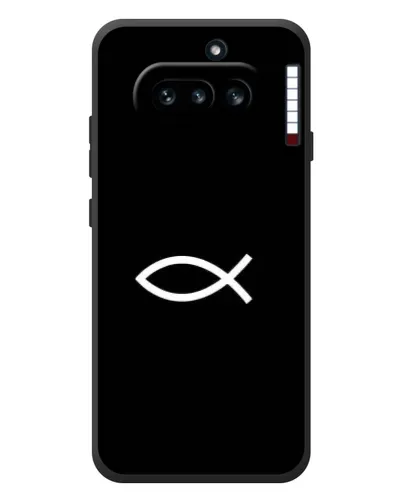 Чехол для Nothing Phone (4a) с картинкой «Символ рыбы Jesus» Чехол для Nothing Phone (4a) с картинкой «Символ рыбы Jesus»