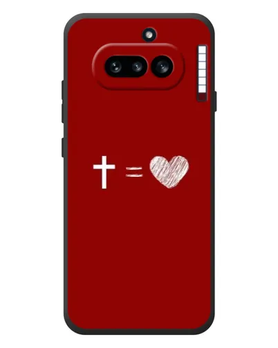 Чехол для Nothing Phone (4a) с картинкой «Уравнение любви» Чехол для Nothing Phone (4a) с картинкой «Уравнение любви»