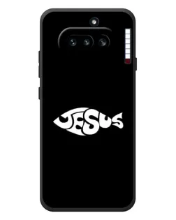 Чехол для Nothing Phone (4a) с картинкой «Рыба Jesus»