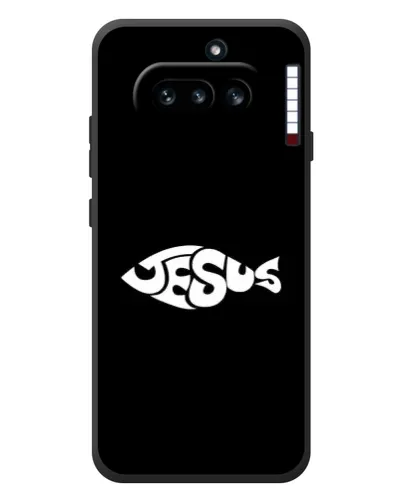 Чехол для Nothing Phone (4a) с картинкой «Рыба Jesus» Чехол для Nothing Phone (4a) с картинкой «Рыба Jesus»