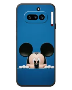 Чехол для Nothing Phone (4a) с картинкой «Микки выглядывает»