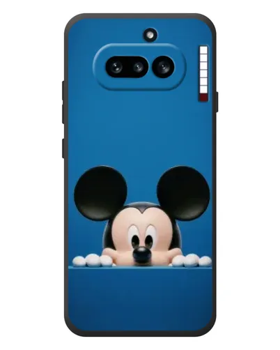 Чехол для Nothing Phone (4a) с картинкой «Микки выглядывает» Чехол для Nothing Phone (4a) с картинкой «Микки выглядывает»