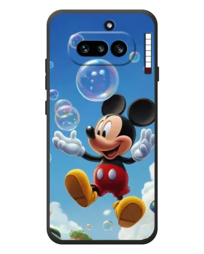 Чехол для Nothing Phone (4a) с картинкой «Mickey и мыльные пузыри» Чехол для Nothing Phone (4a) с картинкой «Mickey и мыльные пузыри»