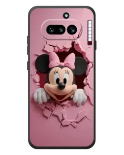 Чехол для Nothing Phone (4a) с картинкой «Минни сквозь стену»