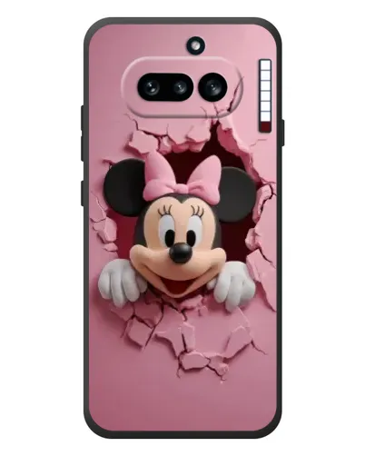 Чехол для Nothing Phone (4a) с картинкой «Минни сквозь стену» Чехол для Nothing Phone (4a) с картинкой «Минни сквозь стену»