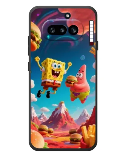Чехол для Nothing Phone (4a) с картинкой «Космический фастфуд» Чехол для Nothing Phone (4a) с картинкой «Космический фастфуд»