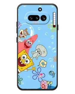 Чехол для Nothing Phone (4a) с картинкой «Веселые пузырьки»