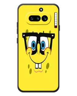 Чехол для Nothing Phone (4a) с картинкой «Минималистичный Спанч Боб»