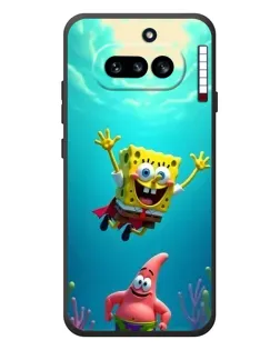 Чехол для Nothing Phone (4a) с картинкой «Спанч Боб под водой»