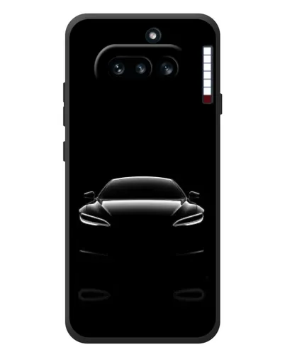 Чехол для Nothing Phone (4a) с картинкой «Силуэт Tesla Night» Чехол для Nothing Phone (4a) с картинкой «Силуэт Tesla Night»