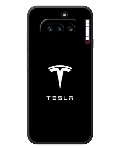 Чехол для Nothing Phone (4a) с картинкой «Tesla White Logo» Чехол для Nothing Phone (4a) с картинкой «Tesla White Logo»