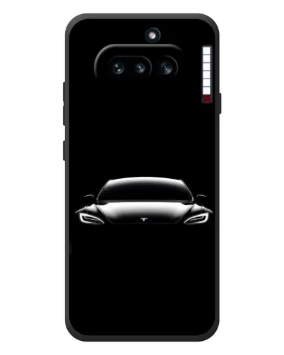 Чехол для Nothing Phone (4a) с картинкой «Фары Tesla Night» Чехол для Nothing Phone (4a) с картинкой «Фары Tesla Night»